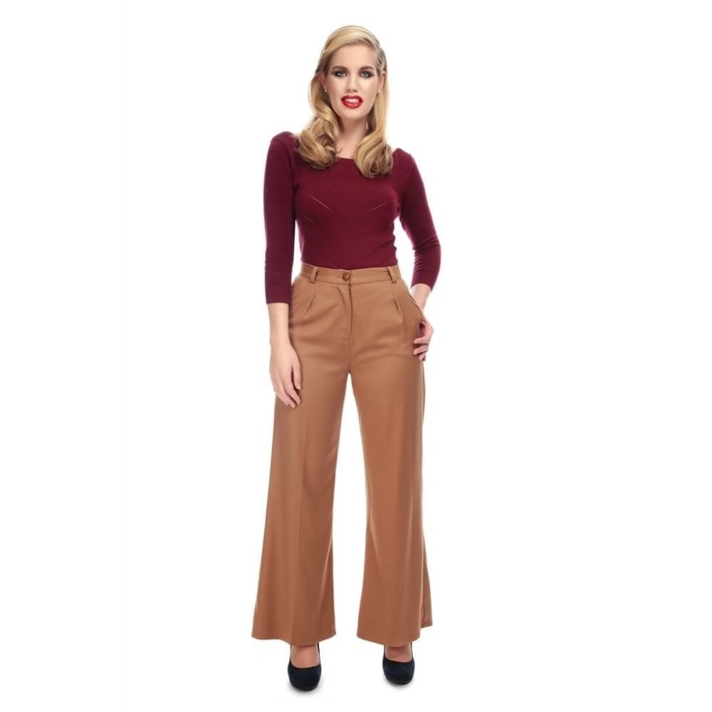 New Collectif Vintage Annie Trousers Pants UK 10 U